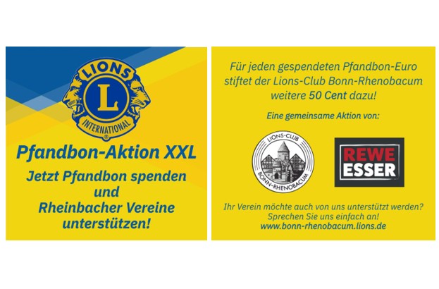 Kleiner Werbeflyer am Automaten